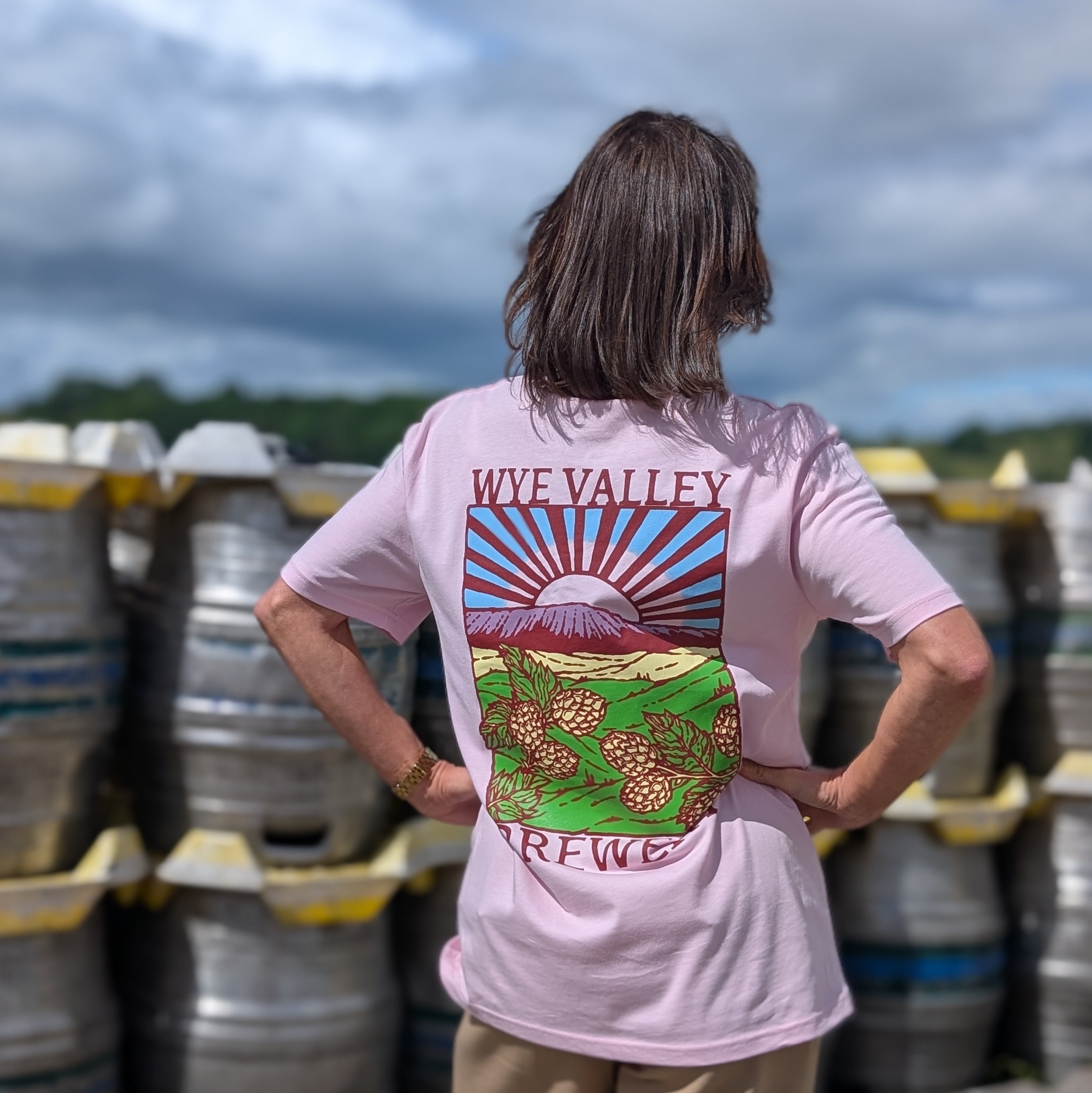 Image of COTTON PINK ILLUSTRATED TEE